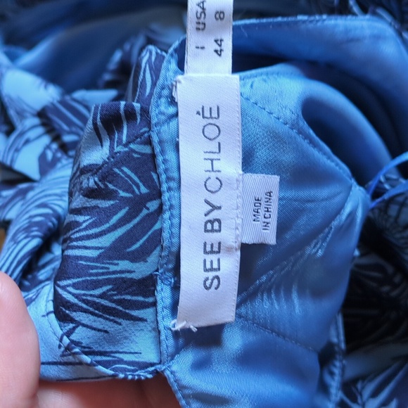 See By Chloe 100% Silk Cocktail Dress - Picture 3 of 4